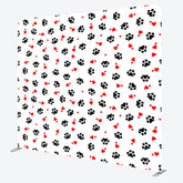 Aperturee - Aperturee Cartoon Paw In Paw Birthday Square Tension Backdrop